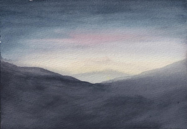 High Hills Before Rain